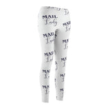 Mail Lady Navy Women's Casual Leggings - United States Postal Worker Postal Wear Post Office