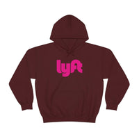 Driver Delivery Hoodie - New Logo Lyft, Lyft, Ride Share Hooded Sweatshirt - Unisex Heavy Blend Hoodie