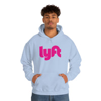 Driver Delivery Hoodie - New Logo Lyft, Lyft, Ride Share Hooded Sweatshirt - Unisex Heavy Blend Hoodie