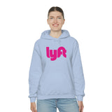 Driver Delivery Hoodie - New Logo Lyft, Lyft, Ride Share Hooded Sweatshirt - Unisex Heavy Blend Hoodie