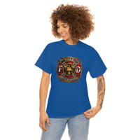 Firefighter T Shirt - Fire Department -100% Cotton Short Sleeve Unisex T-Shirt