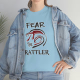 Fear The Rattler T Shirt - Unisex Jersey Short Sleeve Tee