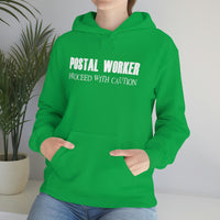 Postal Worker Caution Hoodie - United States Postal Worker Postal Wear Post Office Shirt Postal Shirt Unisex