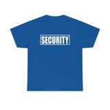 Security Front & Back Printed T Shirt - Bouncer Event Staff Uniform T-Shirt, Security Shirt, Security T Shirt, Bouncer Shirt, Staff T Shirt