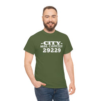 Custom City Carrier Zip Code Shirt - United States Postal Service Worker Postal Wear Post Office Postal Shirt - Heavy Cotton Unisex