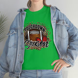 Touchdown Season Football T Shirt - 100% Cotton Short Sleeve Unisex T-Shirt