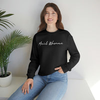 Mail Woman Sweatshirt - United States Postal Service Worker Postal Wear Post Office Postal Mail Lady - Unisex Crewneck Sweatshirt