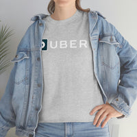 Driver Delivery T Shirt - New Logo Uber, Ride Share Shirt - Short Sleeve Unisex Tees - Heavy Cotton