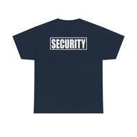 Security Front & Back Printed T Shirt - Bouncer Event Staff Uniform T-Shirt, Security Shirt, Security T Shirt, Bouncer Shirt, Staff T Shirt