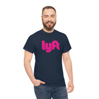 Driver Delivery T Shirt - New Lyft Logo, Lyft, Ride Share Shirt - Short Sleeve Unisex Tees - Heavy Cotton