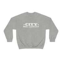 City Mail Carrier Sweatshirt - United States Postal Worker Postal Wear Post Office Postal - Unisex Crewneck Sweatshirt