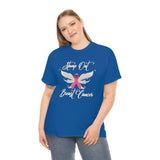 Breast Cancer - United States Postal Worker Postal Wear Post Office Postal Shirt - Heavy Cotton Short Sleeve Unisex