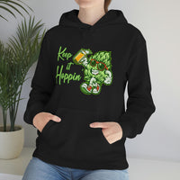 Keep It Hoppin' Hoodie - Hops Beer, Drinking Beer, Hops, Beer Season, Craft Beer, Home Brew, Best Beer, Unisex Heavy Blend Hooded Sweatshirt