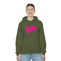 Driver Delivery Hoodie - New Logo Lyft, Lyft, Ride Share Hooded Sweatshirt - Unisex Heavy Blend Hoodie