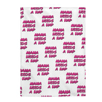 Mama Needs A Nap - Napping Blanket, Good at Naps, Nap Queen - Velveteen Plush Blanket