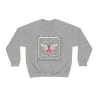 Breast Cancer Sweatshirt - United States Postal Worker Postal Wear Post Office Postal - Unisex Crewneck Sweatshirt