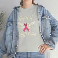 Breast Cancer - United States Postal Worker Postal Wear Post Office Postal Shirt - Heavy Cotton Short Sleeve Unisex