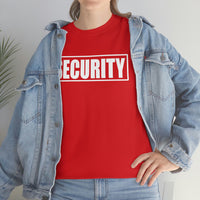 Security Front & Back Printed T Shirt - Bouncer Event Staff Uniform T-Shirt, Security Shirt, Security T Shirt, Bouncer Shirt, Staff T Shirt