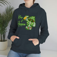 Keep It Hoppin' Hoodie - Hops Beer, Drinking Beer, Hops, Beer Season, Craft Beer, Home Brew, Best Beer, Unisex Heavy Blend Hooded Sweatshirt