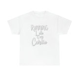 Running Late is my Cardio Shirt - Gift for Her Gift for Him Funny Sarcastic Birthday Graphic T Shirt Unisex Jersey Tees - Heavy Cotton