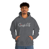 Single AF Valentine's Hoodie - Unisex Heavy Blend Hooded Sweatshirt - Funny Hoodie, Valentines Hoodie, Single Hoodie