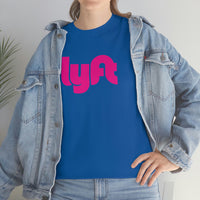 Driver Delivery T Shirt - New Lyft Logo, Lyft, Ride Share Shirt - Short Sleeve Unisex Tees - Heavy Cotton