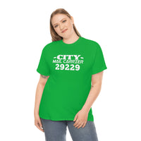 Custom City Carrier Zip Code Shirt - United States Postal Service Worker Postal Wear Post Office Postal Shirt - Heavy Cotton Unisex