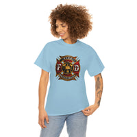 Firefighter T Shirt - Fire Department -100% Cotton Short Sleeve Unisex T-Shirt