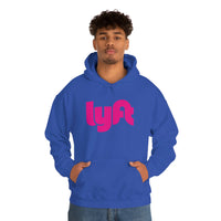 Driver Delivery Hoodie - New Logo Lyft, Lyft, Ride Share Hooded Sweatshirt - Unisex Heavy Blend Hoodie