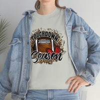 Touchdown Season Football T Shirt - 100% Cotton Short Sleeve Unisex T-Shirt