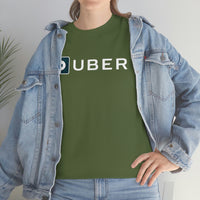 Driver Delivery T Shirt - New Logo Uber, Ride Share Shirt - Short Sleeve Unisex Tees - Heavy Cotton