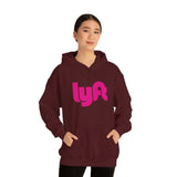 Driver Delivery Hoodie - New Logo Lyft, Lyft, Ride Share Hooded Sweatshirt - Unisex Heavy Blend Hoodie