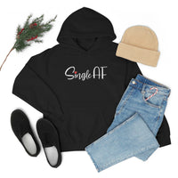 Single AF Valentine's Hoodie - Unisex Heavy Blend Hooded Sweatshirt - Funny Hoodie, Valentines Hoodie, Single Hoodie