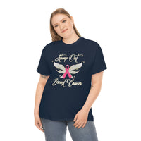 Breast Cancer - United States Postal Worker Postal Wear Post Office Postal Shirt - Heavy Cotton Short Sleeve Unisex