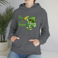 Keep It Hoppin' Hoodie - Hops Beer, Drinking Beer, Hops, Beer Season, Craft Beer, Home Brew, Best Beer, Unisex Heavy Blend Hooded Sweatshirt