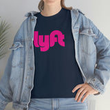 Driver Delivery T Shirt - New Lyft Logo, Lyft, Ride Share Shirt - Short Sleeve Unisex Tees - Heavy Cotton