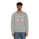 Breast Cancer Sweatshirt - United States Postal Worker Postal Wear Post Office Postal - Unisex Crewneck Sweatshirt