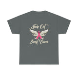 Breast Cancer - United States Postal Worker Postal Wear Post Office Postal Shirt - Heavy Cotton Short Sleeve Unisex