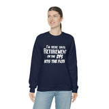 Until Retirement Shirt - United States Postal Worker Postal Wear Post Office Postal - Unisex Crewneck Sweatshirt