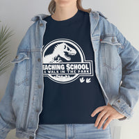 Teaching School Is A Walk In The Park T Shirt - 100% Cotton Short Sleeve Unisex T-Shirt