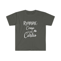 Running Comps is my Cardio T Shirt - Realtor Shirt Home Girl Shirt Real Estate T Shirt - Unisex Softstyle T-Shirt