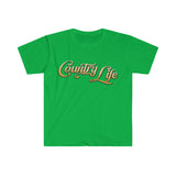 Country Life Softstyle T-Shirt - Graphic Tees For Women Men Country Shirt Farmhouse Country T Shirt