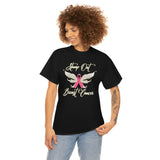 Breast Cancer - United States Postal Worker Postal Wear Post Office Postal Shirt - Heavy Cotton Short Sleeve Unisex