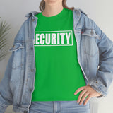 Security Front & Back Printed T Shirt - Bouncer Event Staff Uniform T-Shirt, Security Shirt, Security T Shirt, Bouncer Shirt, Staff T Shirt