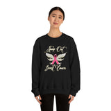 Breast Cancer Sweatshirt w - United States Postal Worker Postal Wear Post Office Postal - Unisex Crewneck Sweatshirt