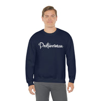 Postwoman Sweatshirt - United States Postal Worker Postal Wear Post Office Postal Mail Lady - Unisex Crewneck Sweatshirt