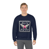 Breast Cancer Sweatshirt - United States Postal Worker Postal Wear Post Office Postal - Unisex Crewneck Sweatshirt