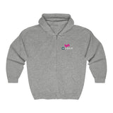 Uber Lyft Both Logo - Full Zip Hooded Sweatshirt , Unisex Heavy Blend