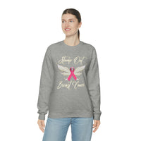 Breast Cancer Sweatshirt w - United States Postal Worker Postal Wear Post Office Postal - Unisex Crewneck Sweatshirt