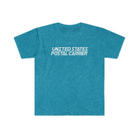 Postal Carrier Shirt- Heather Softstyle Unisex T Shirt, United States Postal Worker Postal Wear Post Office Postal Shirt